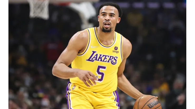 Talen Horton-Tucker in action for the Lakers.
