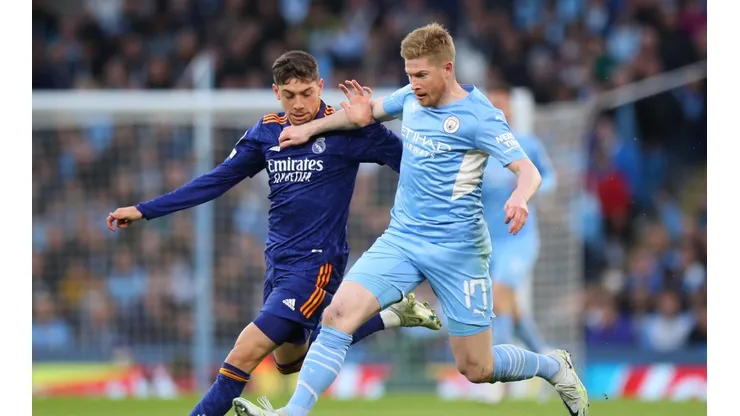 Federico Valverde (left) and Kevin De Bruyne