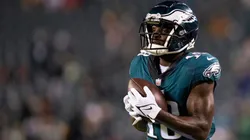 Jalen Reagor #18 of the Philadelphia Eagles