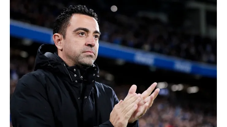 Xavi Hernandez of FC Barcelona