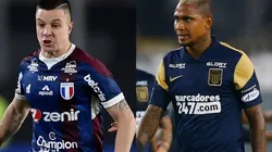 Renato Kayzer of Fortaleza and Arley Rodriguez of Alianza Lima