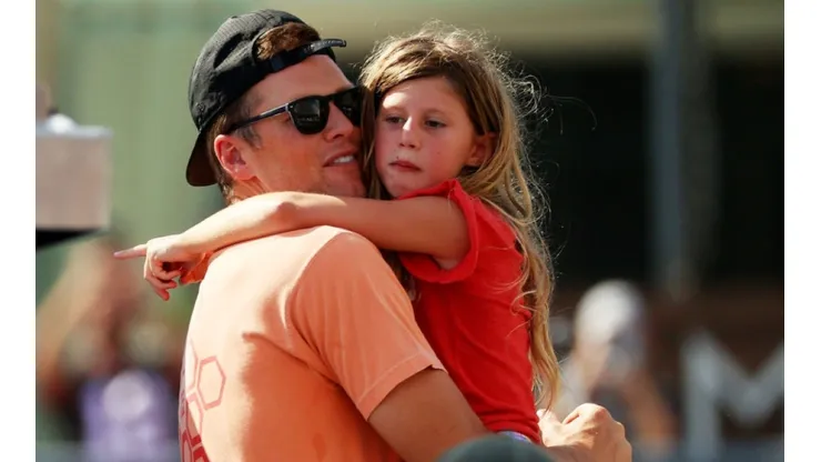Brady with his daughter Vivian