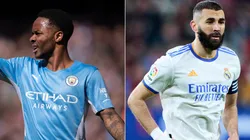 Sterling and Karim Benzema