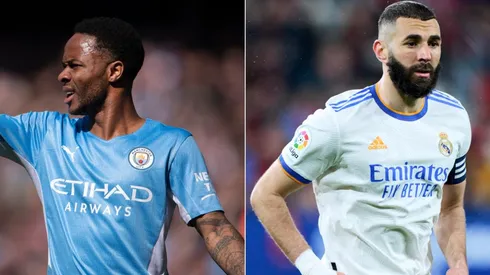 Sterling and Karim Benzema