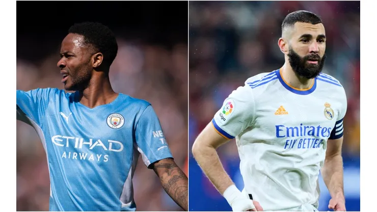 Sterling and Karim Benzema