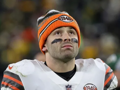 Where is Baker Mayfield statue located?