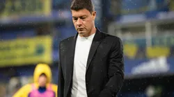 Coach Sebastian Battaglia of Boca Juniors