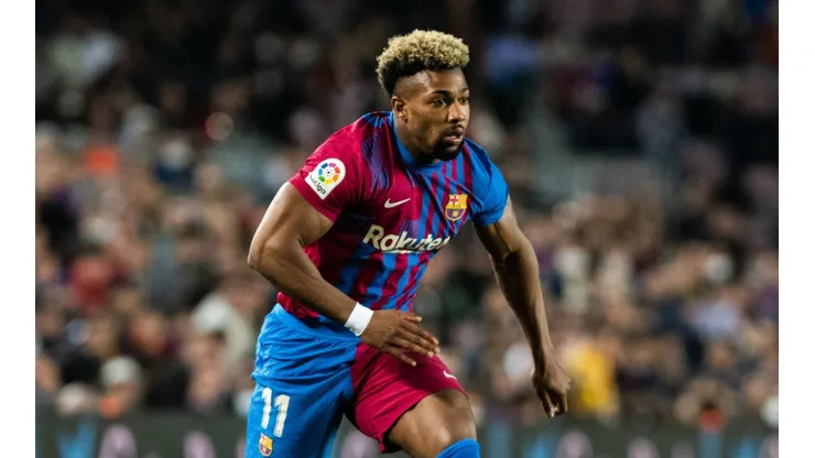 Adama Traoure of FC Barcelona in action