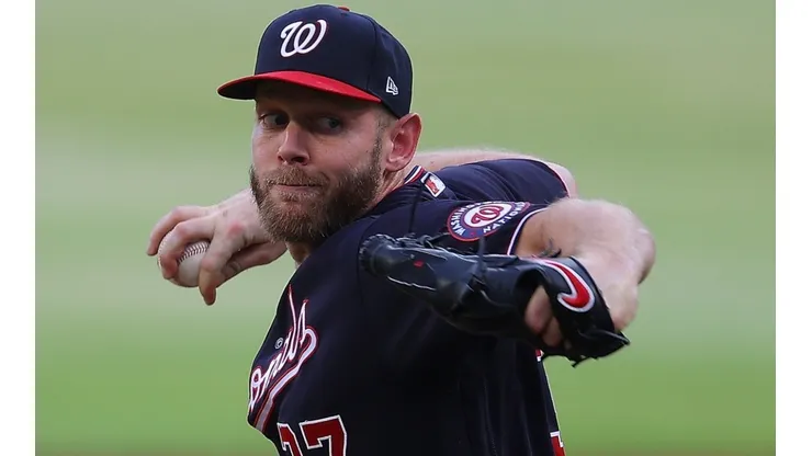 Stephen Strasburg #37 of the Washington Nationals