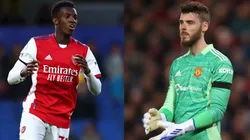Eddie Nketiah and David De Gea