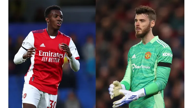 Eddie Nketiah and David De Gea