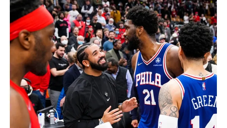 Drake and Joel Embiid