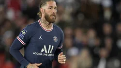 Sergio Ramos of Paris Saint-Germain during a French Ligue 1 match