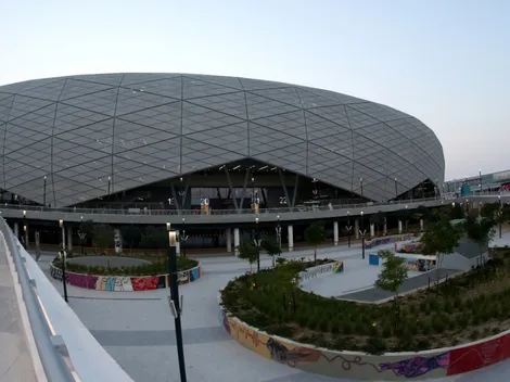 Qatar 2022: Education City Stadium, the sustainability flag of the upcoming FIFA World Cup