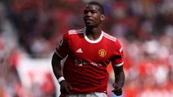 Paul Pogba of Manchester United in action during a Premier League Match