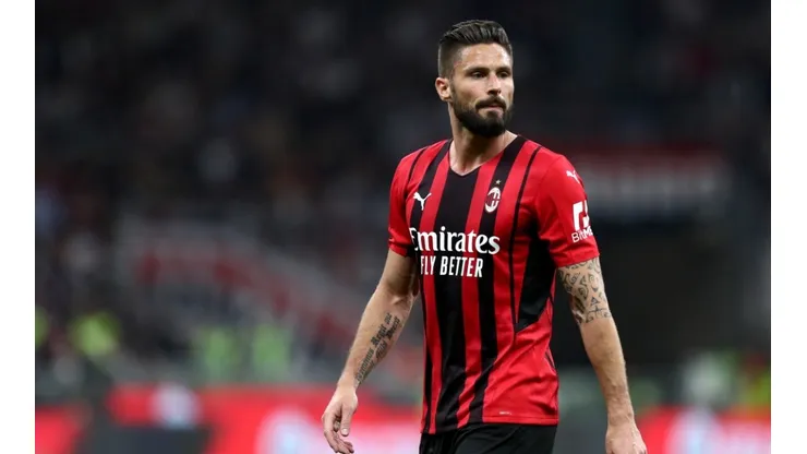 Olivier Giroud of AC Milan