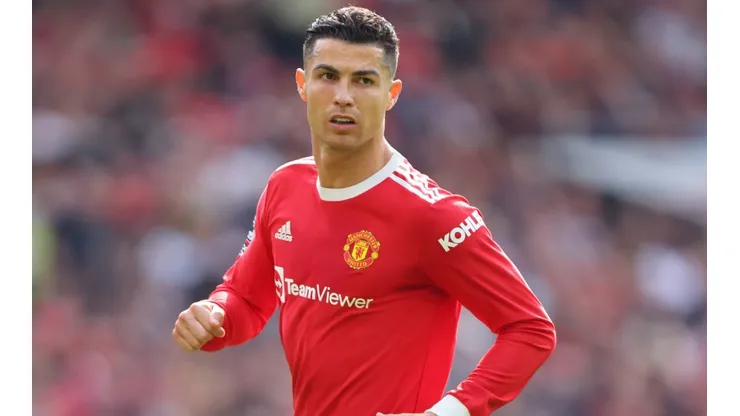 Cristiano Ronaldo in action for Manchester United vs. Norwich.