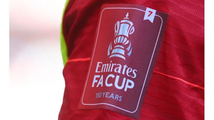 A view of the FA Cup badge