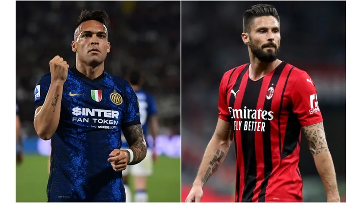 Lautaro Martinez and Olivier Giroud