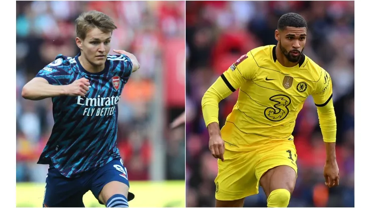Martin Ødegaard and Ruben Loftus-Cheek