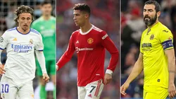 Luka Modric, Cristiano Ronaldo and Raul Albiol