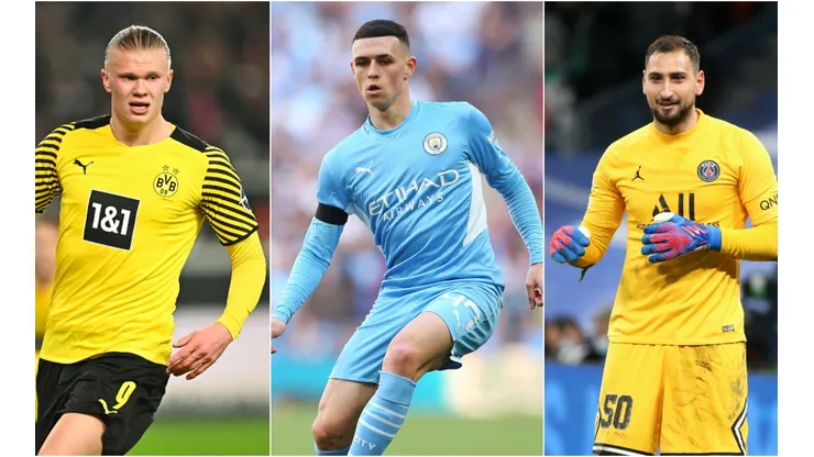 Erling Haaland; Phil Foden; Gianluigi Donnarumma