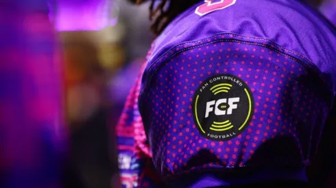 Fan controlled Football logo in a team jersey