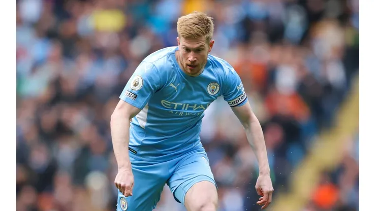 Kevin De Bruyne during the Premier League match between Manchester City and Liverpool