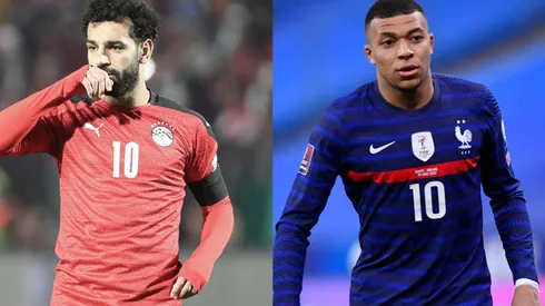 Mohamed Salah and Kylian Mbappé