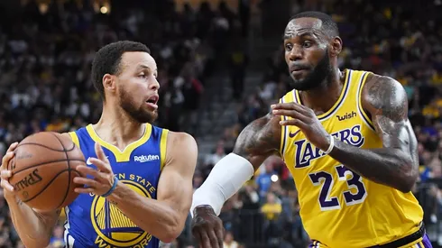 Stephen Curry and LeBron James