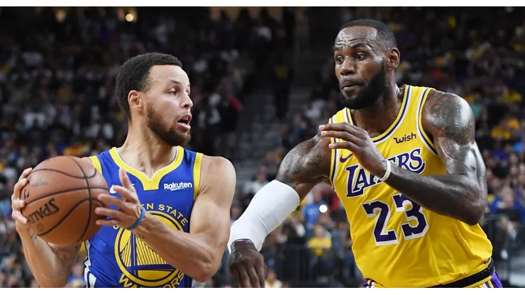 Stephen Curry and LeBron James