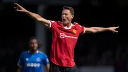 Matic of Manchester United during the Premier League match against Everton