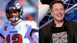 Tom Brady (left) and Elon Musk.