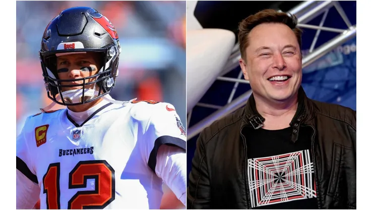 Tom Brady (left) and Elon Musk.