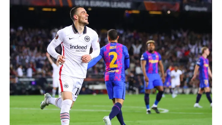 Eintracht Frankfurt knocked Barcelona out of the 2021-22 UEFA Europa League.