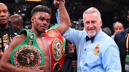 Errol Spence Jr is putting hiw WBC and IBF Welterweight belts on the table against Yordenis Ugas