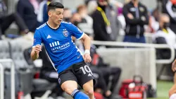 San Jose Earthquakes forward Cristian Espinoza