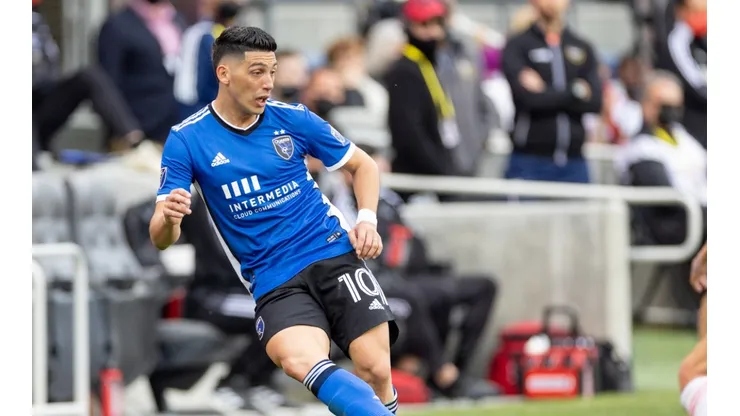 San Jose Earthquakes forward Cristian Espinoza