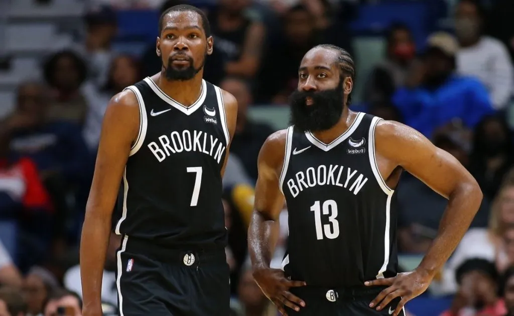 Kevin Durant and James Harden.