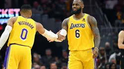 LeBron James and Rusell Westbrook