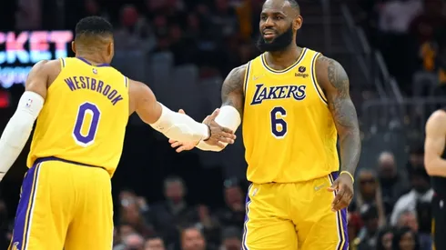 LeBron James and Rusell Westbrook