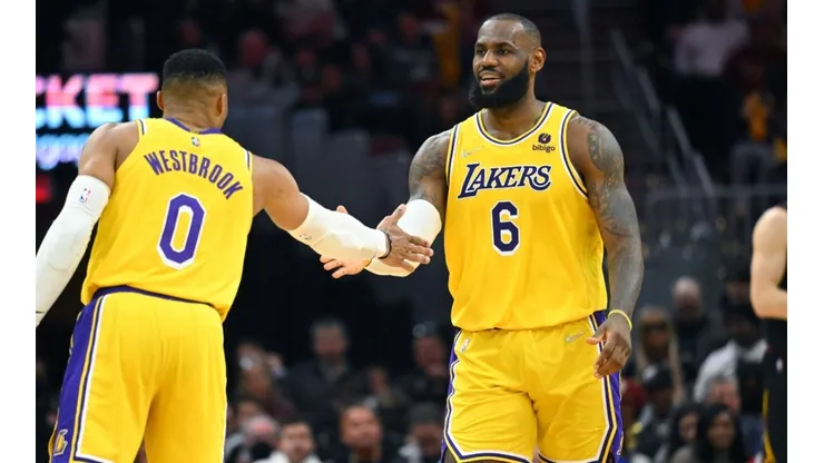 LeBron James and Rusell Westbrook