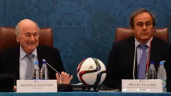 Sepp Blatter and Michel Platini