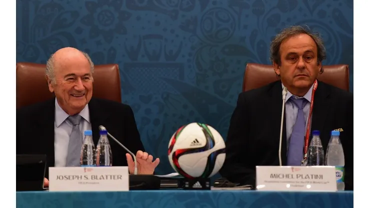 Sepp Blatter and Michel Platini