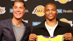 Rob Pelinka and Russell Westbrook