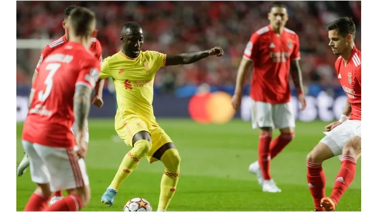 Naby Keïta of Liverpool FC during the match against SL Benfica