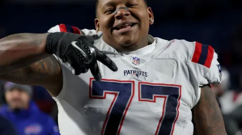 Trent Brown with the Patriots
