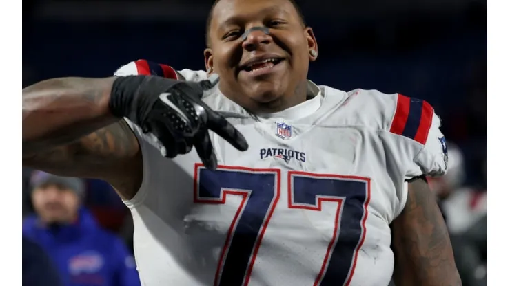 Trent Brown with the Patriots
