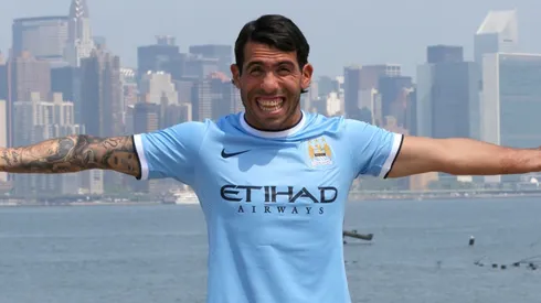 Carlos Tevez of Manchester City