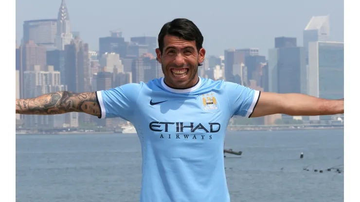 Carlos Tevez of Manchester City